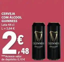 E.Leclerc cerveja com álcool guinness promoção