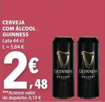Cerveja com álcool guinness