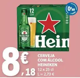 E.Leclerc Cerveja com álcool heineken promoção