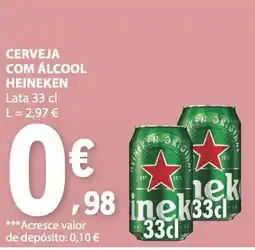 E.Leclerc Cerveja com álcool heineken promoção