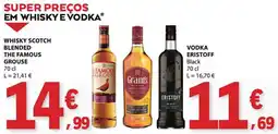 E.Leclerc whisky scotch blended the famous grouse promoção