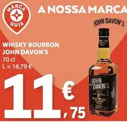 E.Leclerc whisky bourbon john davon's promoção
