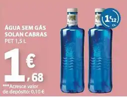 E.Leclerc Água sem gás solan cabras promoção