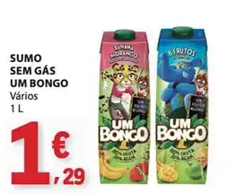 E.Leclerc sumo sem gás um bongo promoção