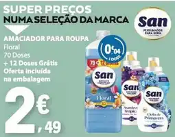 E.Leclerc Amaciador para roupa floral san promoção