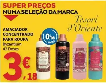 E.Leclerc Amaciador concentrado para roupa Byzantium promoção