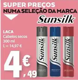 E.Leclerc Laca Sunsilk cabelos secos promoção