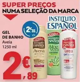 E.Leclerc Gel de banho aveia instituto espanol promoção