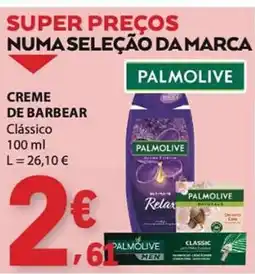 E.Leclerc Creme de barbear clássico palmolive promoção