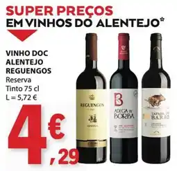 E.Leclerc vinho doc alentejo reguengos reserva promoção