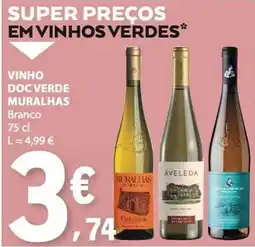 E.Leclerc vinho verde muralhas branco promoção