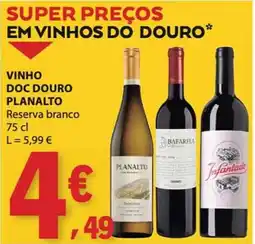 E.Leclerc vinho doc douro planalto reserva branco promoção