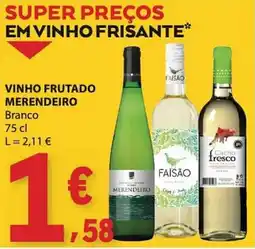 E.Leclerc vinho frisante merendeiro promoção