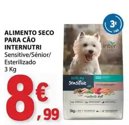 E.Leclerc Alimento seco para cão internutri sensitive/sénior/esterilizado promoção