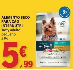 E.Leclerc alimento seco para cão internutri tasty adulto pequeno promoção