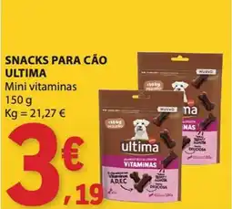 E.Leclerc Snacks para cão ultima mini vitaminas promoção