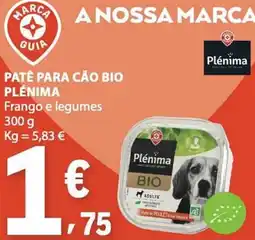 E.Leclerc Patê para cão bio plénima promoção