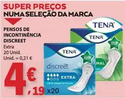 E.Leclerc pensos de incontinência discreet promoção