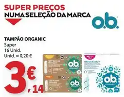 E.Leclerc Tampão organic super promoção