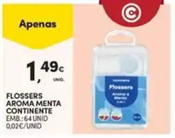 Continente Bom dia Flossers aroma menta continente promoção