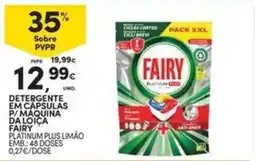 Continente Bom dia Detergente em capsulas p/maquina da loica fairy promoção