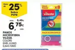 Continente Bom dia Panos microfibra vileda promoção