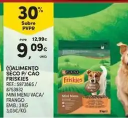 Continente Bom dia Alimento seco p/ cão friskies promoção