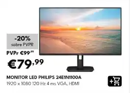 Radio Popular Monitor led philips 24e1n1100a promoção