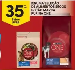 Continente Bom dia Numa seleção de alimentos secos p/cão marca purina one promoção