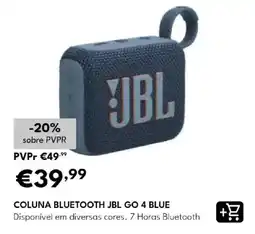 Radio Popular Coluna bluetooth jbl go 4 blue promoção