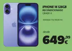 Radio Popular iphone 16 128gb promoção