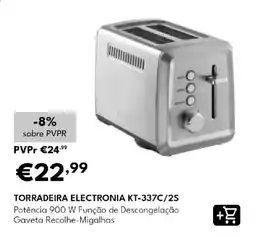 Radio Popular torradeira electronia kt-337c/2s promoção
