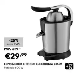 Radio Popular espremedor citrinos electronia cj6511 promoção