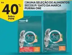 Continente Bom dia Numa seleção de alimentos secos p/ gato da marca purina one promoção