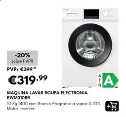 Radio Popular maquina lavar roupa electronia promoção