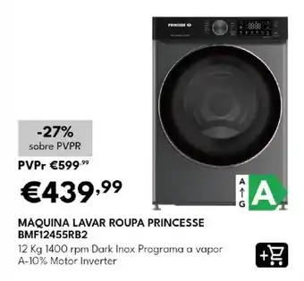 Máquina lavar roupa princesse