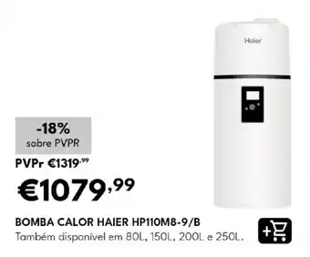 Bomba calor haier hp110m8-9/b