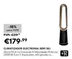 Radio Popular climatizador electronia 3em1 skj promoção