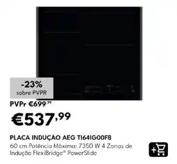 Radio Popular placa indução aeg ti64ig00fb promoção