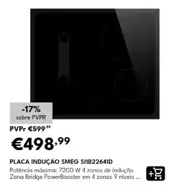 Radio Popular Placa indução smeg s11b22641d promoção