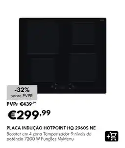 Radio Popular Placa indução hotpoint hq 2960s ne promoção
