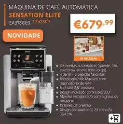 Radio Popular Máquina de café automática sensation elite promoção