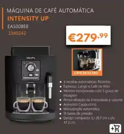 Radio Popular Máquina de café automática intensity up promoção