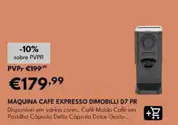 Radio Popular máquina café expresso dimobilli d7 pr promoção