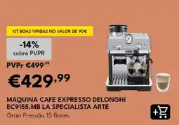 Radio Popular maquina cafe expresso delonghi ec9155.mb la specialista arte promoção