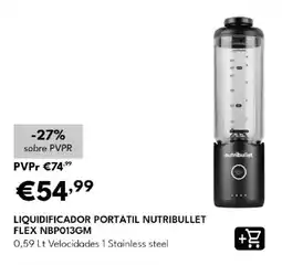 Radio Popular liquidificador portátil nutribullet flex nbp013gm promoção