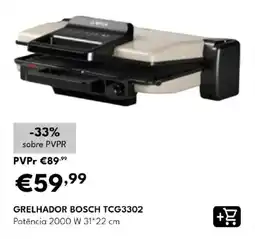 Radio Popular Grelhador bosch tcg3302 promoção