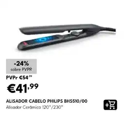 Radio Popular alisador cabelo philips bhs510/00 promoção