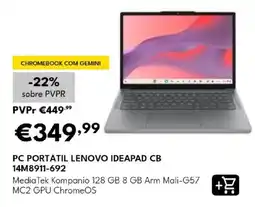 Radio Popular pc portátil lenovo ideapad cb promoção