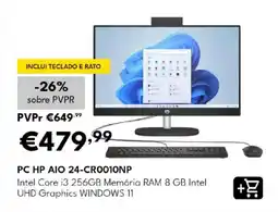 Radio Popular pc hp aio 24-cr0010np promoção